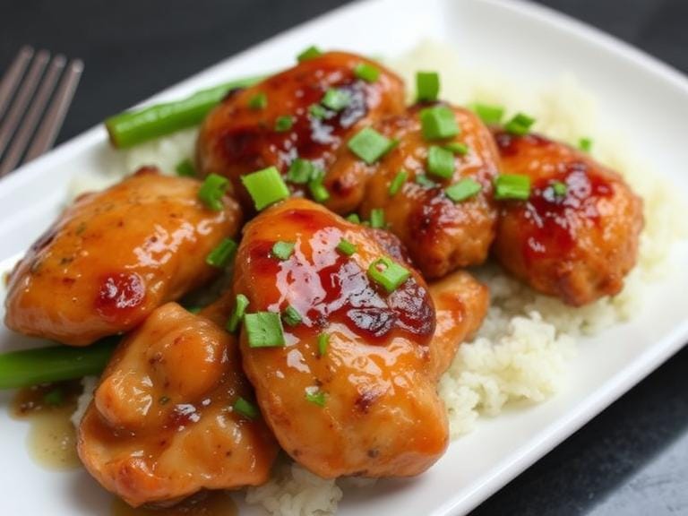 honey garlic chicken