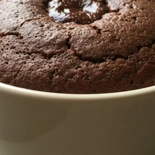 The Best 5-Minute Chocolate Mug Cake: Why This Science-Backed Recipe Never Fails 5-minute chocolate mug cake with a fudgy center in a ceramic mug
