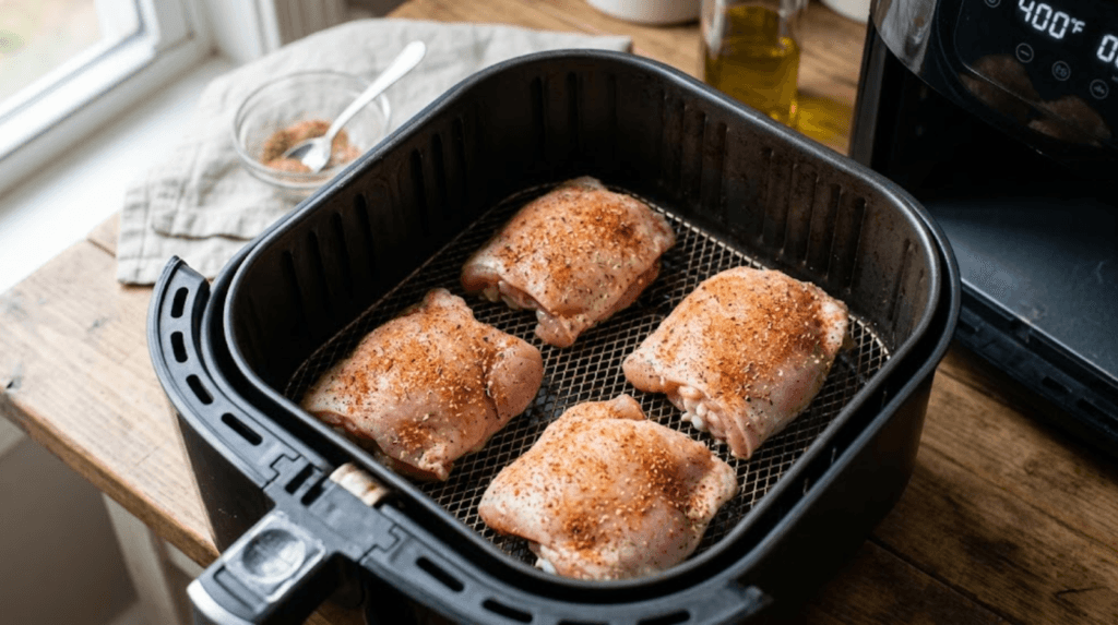 How Long to Cook Chicken Thighs in Air Fryer + Easy Crispy Recipe