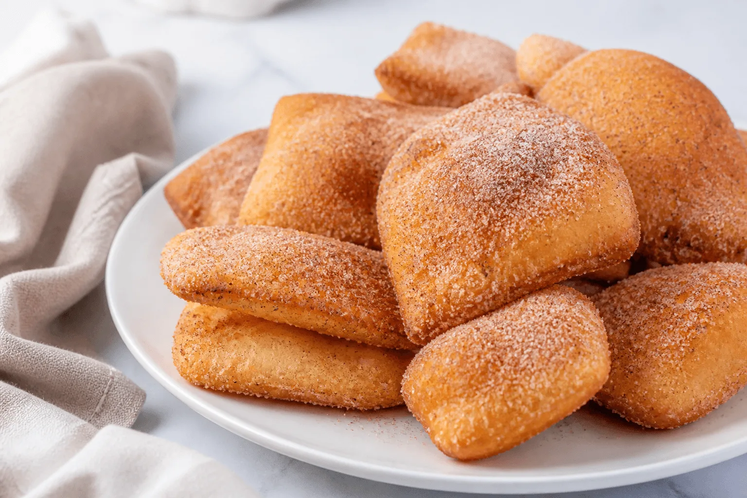 Fried Dough Recipe (Crispy Soft Chewy in Under 1 Hour) Easy fried dough recipe finished with warm cinnamon sugar coating