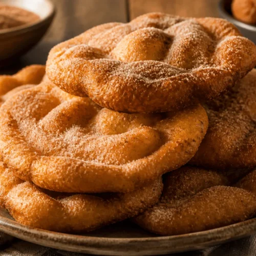 Fried Dough Recipe (Crispy Soft Chewy in Under 1 Hour) fried dough recipe with cinnamon sugar